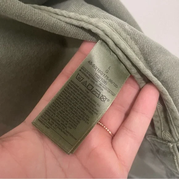 GAP Olive Green Shirt Jacket L - Picture 6 of 7